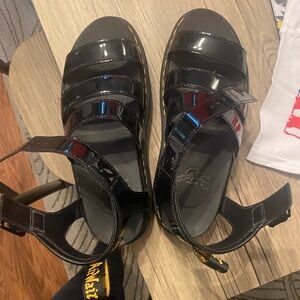 Dr martens Blaire patent leather sandals